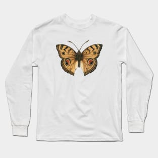 Peacock pansy butterfly Long Sleeve T-Shirt